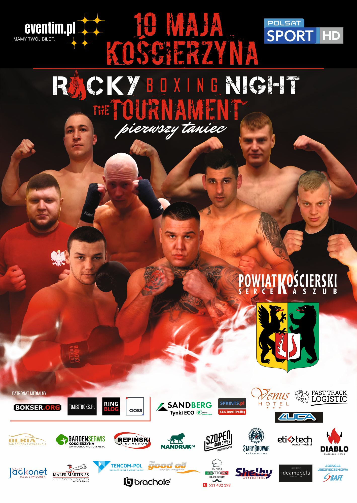 Baner wydarzenia Rocky Boxing Night The Tournament