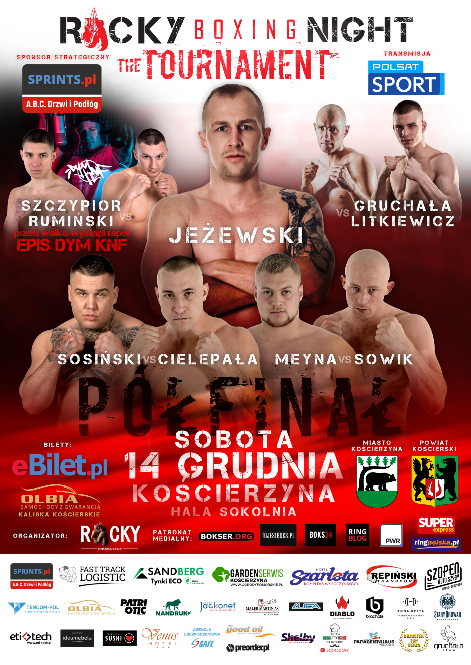 Baner wydarzenia Rocky Boxing Night The Tournament